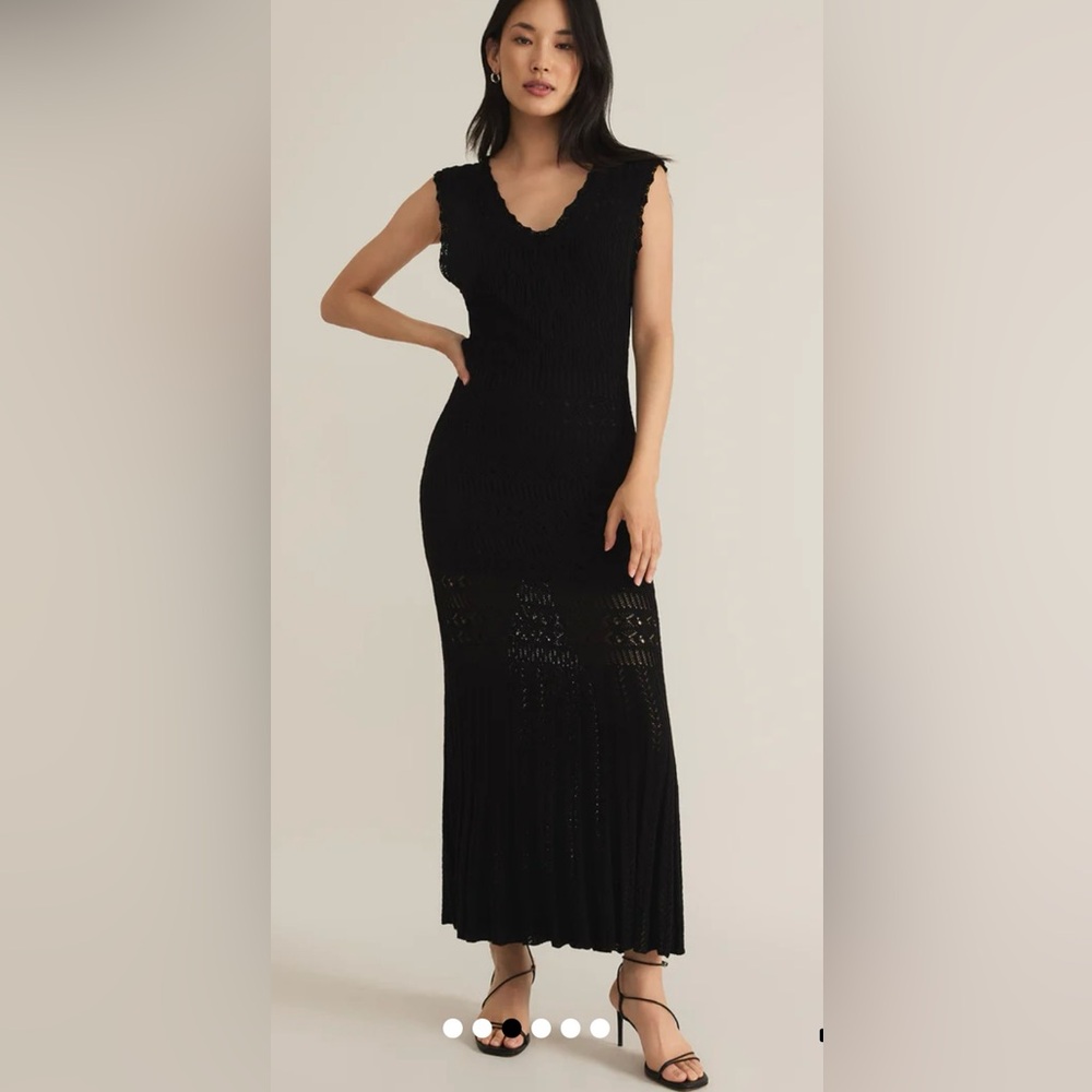 Elegant Black Knit Dress